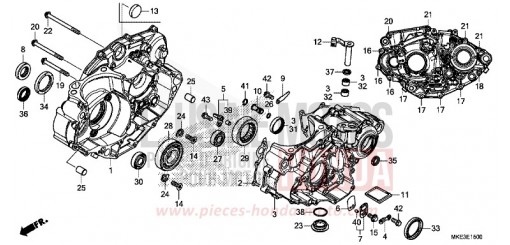 CARTER MOTEUR CRF450RH de 2017